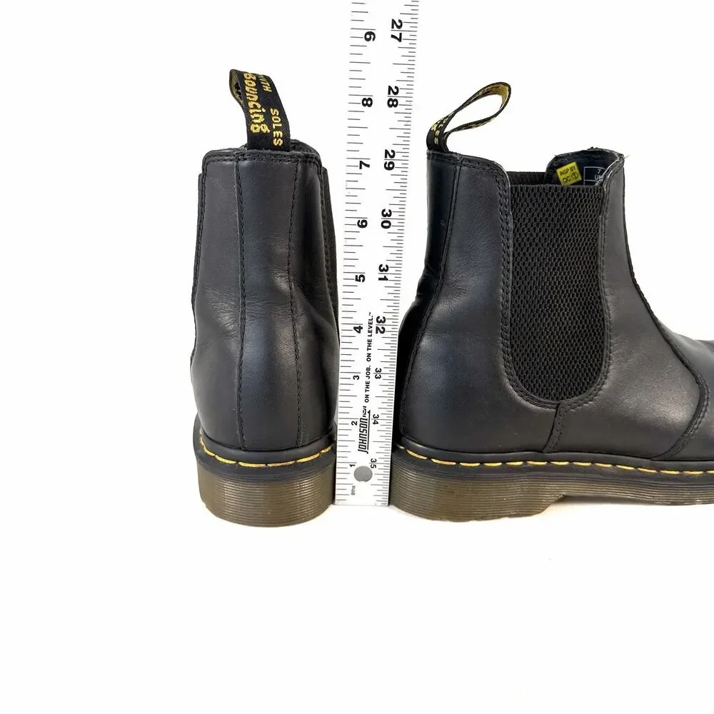 Dr Martens 2976 Bex Smooth Leather Chelsea Boots Black Unisex Men’s 8 / Womens 9